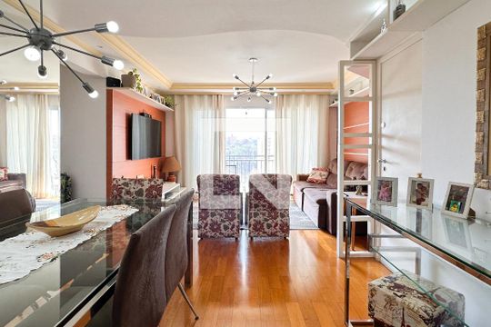 Sala de apartamento à venda com 3 quartos, 107m² em Baeta Neves, São Bernardo do Campo