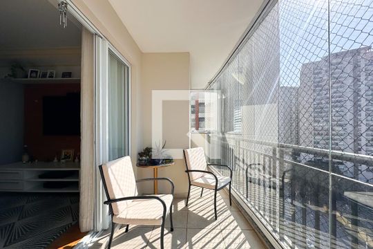 Sacada de apartamento à venda com 3 quartos, 107m² em Baeta Neves, São Bernardo do Campo