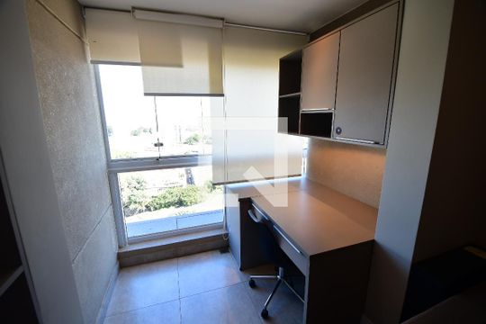 Sala de apartamento para alugar com 1 quarto, 43m² em Bosque, Campinas
