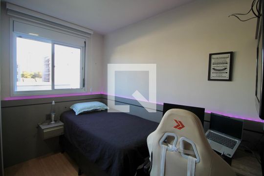 Quarto 2 de apartamento à venda com 2 quartos, 55m² em Mossunguê, Curitiba