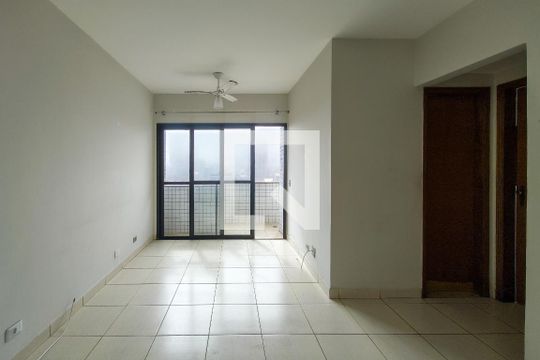 Sala de apartamento para alugar com 1 quarto, 60m² em Vila Caiçara, Praia Grande
