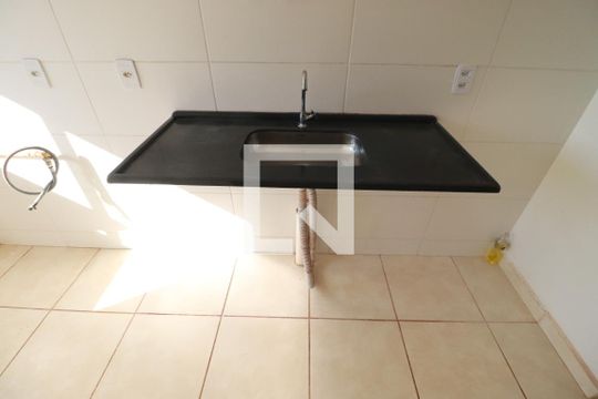 Cozinha  de apartamento para alugar com 2 quartos, 48m² em Jardim Florestan Fernandes, Ribeirão Preto