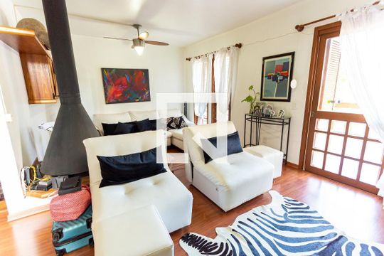 Sala de casa para alugar com 4 quartos, 303m² em Ideal, Novo Hamburgo