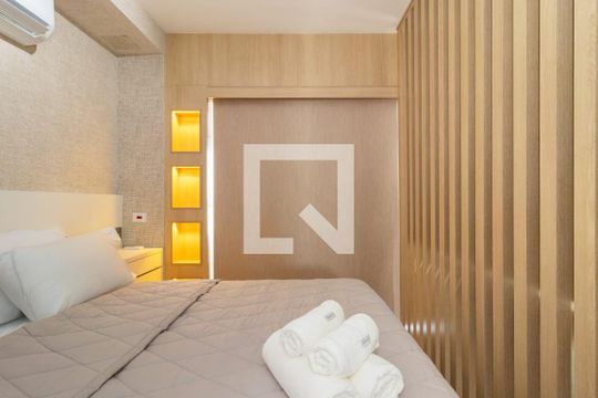 Sala/Quarto de apartamento à venda com 1 quarto, 41m² em Brooklin, São Paulo