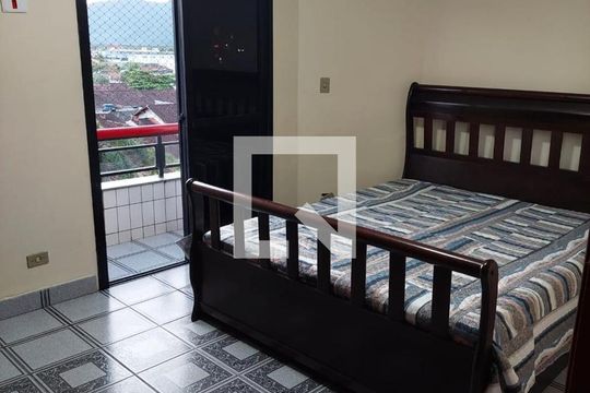 Quarto de apartamento para alugar com 2 quartos, 96m² em Vila Caiçara, Praia Grande