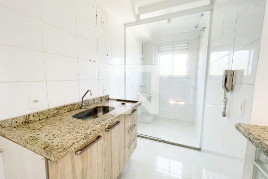 Sala / cozinha de apartamento à venda com 2 quartos, 43m² em Parque Nações Unidas, São Paulo