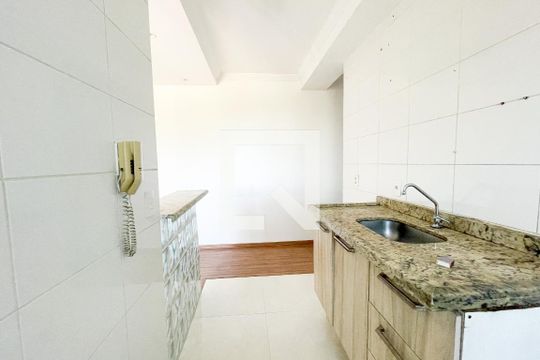Sala / cozinha de apartamento à venda com 2 quartos, 43m² em Parque Nações Unidas, São Paulo