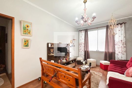 Sala de apartamento à venda com 1 quarto, 50m² em Centro, São Bernardo do Campo