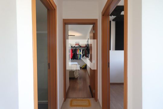 Corredor de apartamento para alugar com 2 quartos, 50m² em Bonfim Paulista, Ribeirão Preto