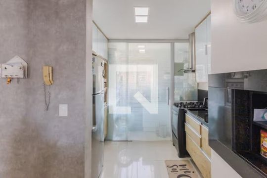 Cozinha de casa de condomínio para alugar com 3 quartos, 160m² em Estância Velha, Canoas