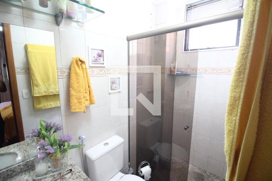 Suite Quarto 1 de apartamento à venda com 3 quartos, 74m² em Barreiro, Belo Horizonte