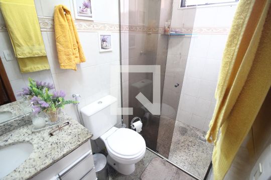 Suite Quarto 1 de apartamento à venda com 3 quartos, 74m² em Barreiro, Belo Horizonte