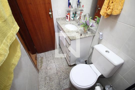 Suite Quarto 1 de apartamento à venda com 3 quartos, 74m² em Barreiro, Belo Horizonte