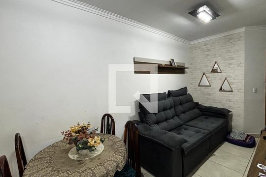 Sala - Sala de Jantar de apartamento à venda com 2 quartos, 74m² em Vila Homero Thon, Santo André