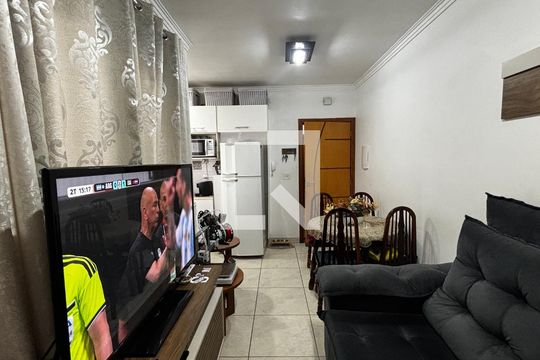 Sala - Sala de Jantar de apartamento à venda com 2 quartos, 74m² em Vila Homero Thon, Santo André
