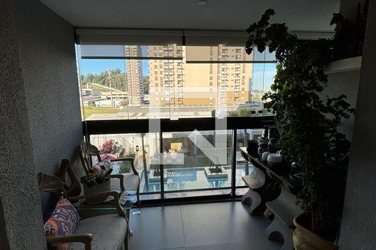 Varanda da Sala de apartamento para alugar com 3 quartos, 89m² em Tamboré, Barueri
