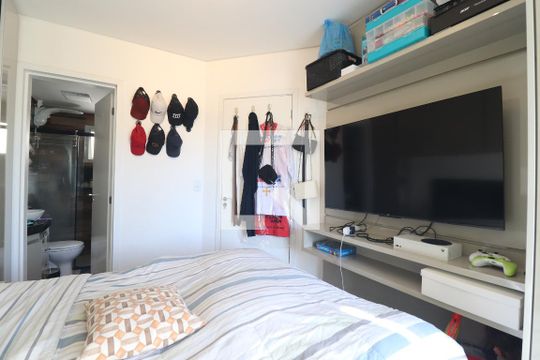 Quarto 1 suíte de apartamento à venda com 2 quartos, 106m² em Casa Branca, Santo André