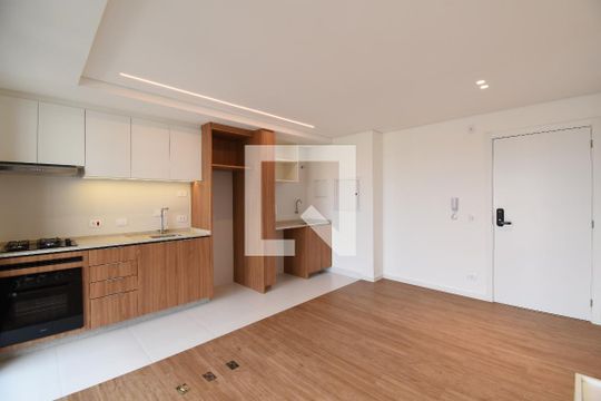 Sala e Cozinha de apartamento à venda com 3 quartos, 80m² em Juvevê, Curitiba
