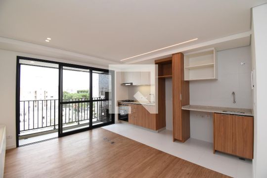 Sala e Cozinha de apartamento à venda com 3 quartos, 80m² em Juvevê, Curitiba