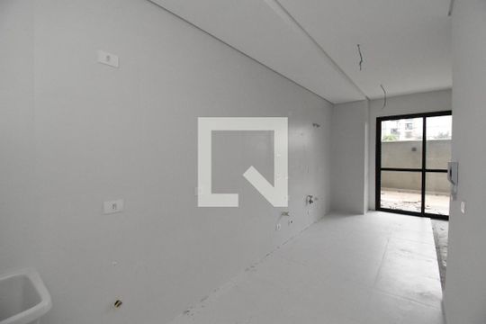 Sala e Cozinha de apartamento à venda com 2 quartos, 130m² em Juvevê, Curitiba