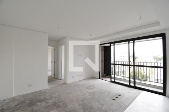 Sala e Cozinha de apartamento à venda com 2 quartos, 79m² em Juvevê, Curitiba