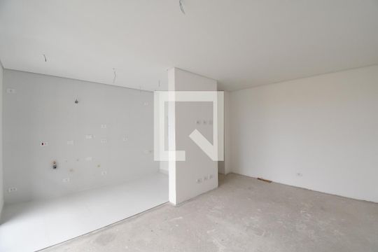Sala e Cozinha de apartamento à venda com 2 quartos, 96m² em Juvevê, Curitiba