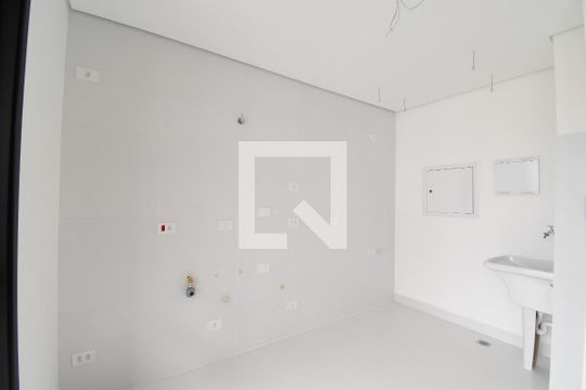 Sala e Cozinha de apartamento à venda com 2 quartos, 96m² em Juvevê, Curitiba