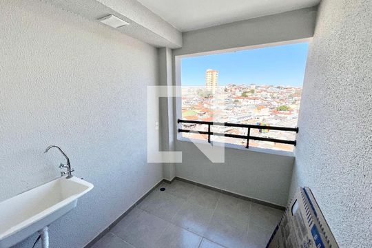 Varanda da Sala de apartamento para alugar com 2 quartos, 37m² em Jardim Cachoeira, São Paulo