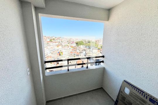 Varanda da Sala de apartamento para alugar com 2 quartos, 37m² em Jardim Cachoeira, São Paulo