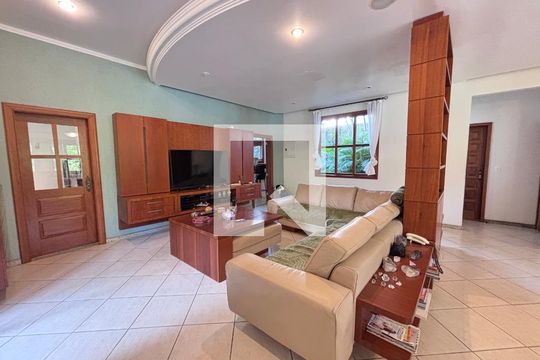 Sala de casa de condomínio à venda com 4 quartos, 960m² em Barra da Tijuca, Rio de Janeiro