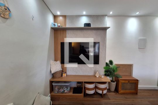 Sala  de apartamento à venda com 2 quartos, 86m² em Vila Camilópolis, Santo André