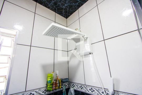 Banheiro de casa para alugar com 2 quartos, 135m² em Vila Junqueira, Santo André