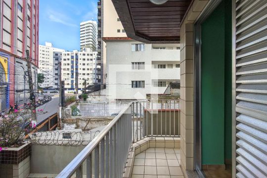 Sacada da Suíte de apartamento para alugar com 2 quartos, 71m² em Boqueirão, Praia Grande