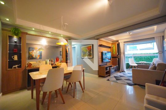 Sala de apartamento para alugar com 3 quartos, 99m² em Capoeiras, Florianópolis
