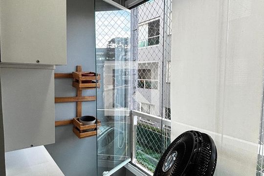 Sala - Sala de Jantar Varanda de apartamento para alugar com 2 quartos, 50m² em Vila Sao Pedro, Santo André