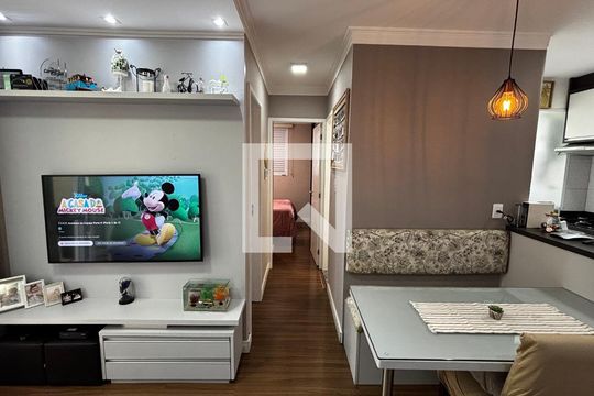 Sala - Sala de Jantar de apartamento à venda com 2 quartos, 48m² em Parque Jaçatuba, Santo André
