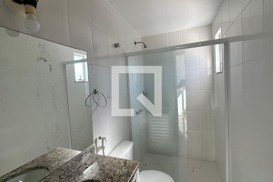 Banheiro quarto 1 de apartamento à venda com 3 quartos, 89m² em Vargem Pequena, Rio de Janeiro