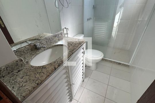 Banheiro quarto 1 de apartamento à venda com 3 quartos, 89m² em Vargem Pequena, Rio de Janeiro