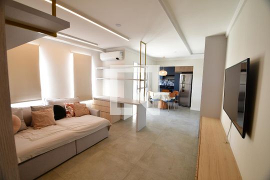 Sala de apartamento à venda com 1 quarto, 51m² em Jardim Primavera, Campinas