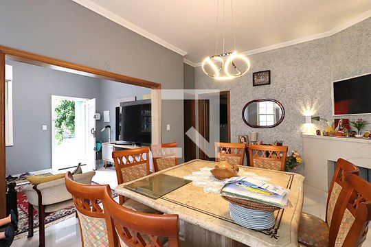 Sala de Jantar de casa à venda com 5 quartos, 262m² em São Geraldo, Porto Alegre