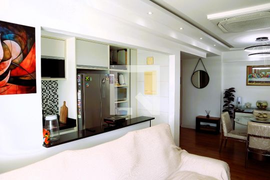 SALA de apartamento para alugar com 3 quartos, 110m² em Recreio dos Bandeirantes, Rio de Janeiro