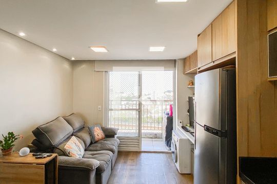 Sala/Cozinha de apartamento à venda com 2 quartos, 39m² em Vila Ré, São Paulo