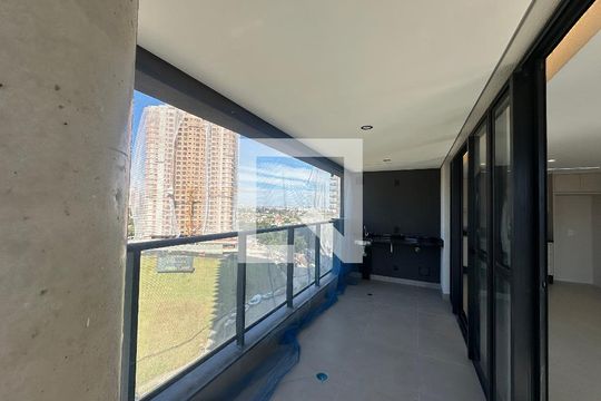 Varanda da Sala de apartamento para alugar com 2 quartos, 112m² em Alphaville Comercial, Barueri