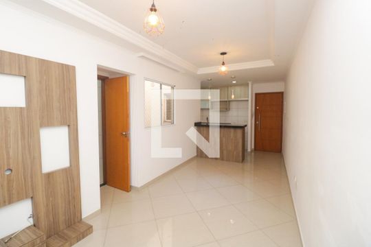 Sala de apartamento para alugar com 2 quartos, 100m² em Vila Valparaíso, Santo André