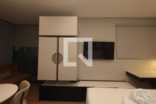 Quarto e Cozinha de apartamento para alugar com 1 quarto, 28m² em Vila Mariana, São Paulo