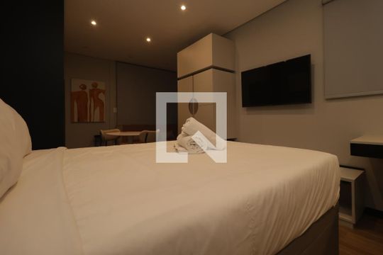 Quarto e Cozinha de apartamento para alugar com 1 quarto, 28m² em Vila Mariana, São Paulo