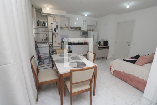 Sala de Jantar de apartamento à venda com 1 quarto, 37m² em Jardim, Santo André