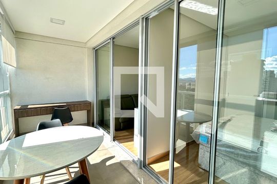 Varanda da Sala de apartamento para alugar com 1 quarto, 39m² em Macedo, Guarulhos