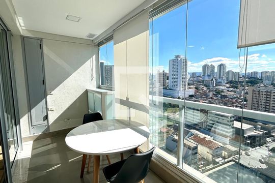 Varanda da Sala de apartamento para alugar com 1 quarto, 39m² em Macedo, Guarulhos