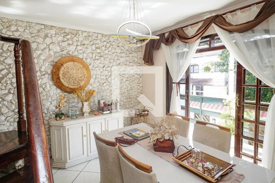 Sala de Jantar de casa à venda com 3 quartos, 180m² em Campo Grande, Rio de Janeiro